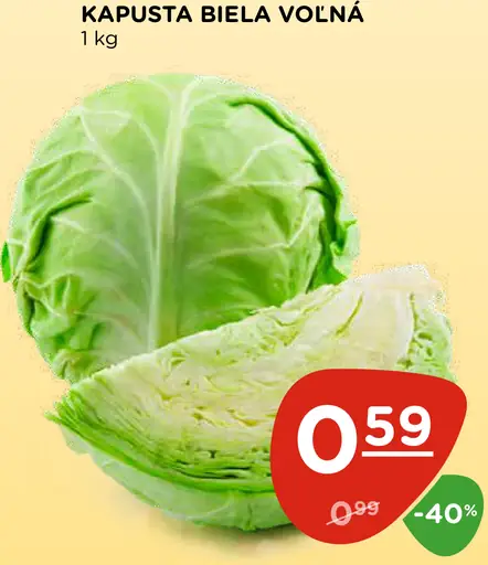 Kapusta biela voľná