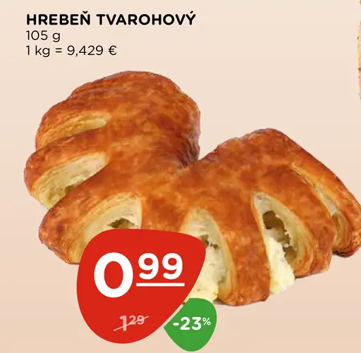 Hrebeň tvarohový