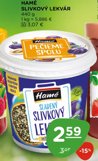 Hamé slivkový lekvár