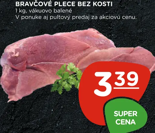 Bravčové plece bez kosti