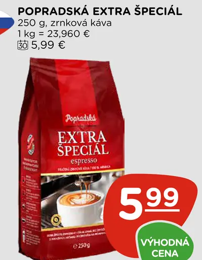 Popradská káva Extra Špeciál