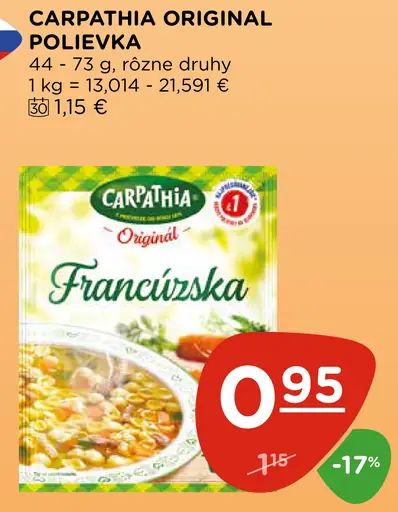 Carpathia Original Polievka Francúzska