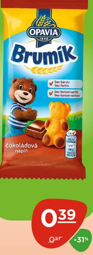 Opavia Brumík čokoládová