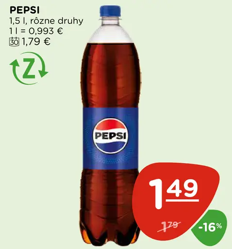 Pepsi sýtený nápoj
