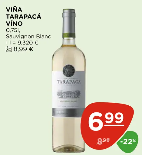 Víňa Tarapacá Víno Sauvignon Blanc