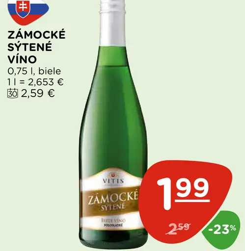 Zámocké sýtené víno biele