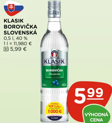 Klasik Borovička slovenská