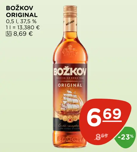 Božkov Original rumový likér