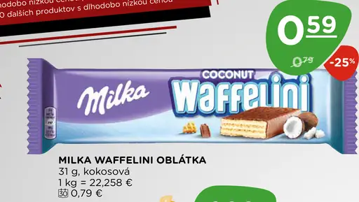 Milka Waffelini Coconut