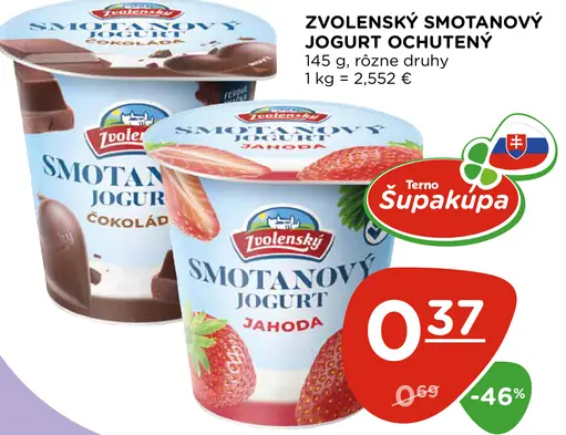 Zvolenský smotanový jogurt