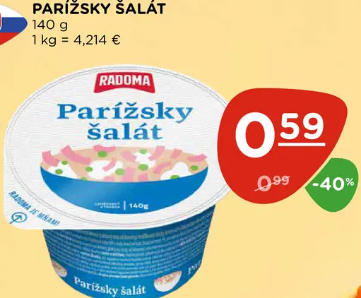 Radoma Parížsky šalát