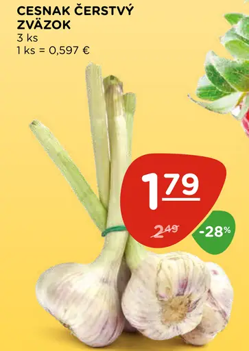 Cesnak čerstvý zväzok