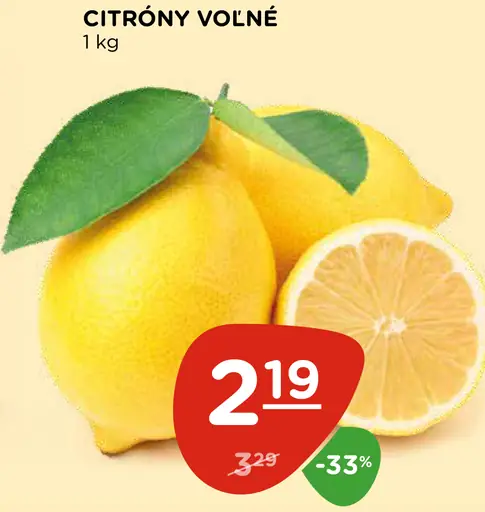 Citróny voľné