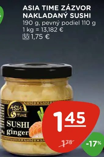 Asia Time Zázvor na Sushi