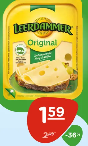 Leerdammer plátky syr