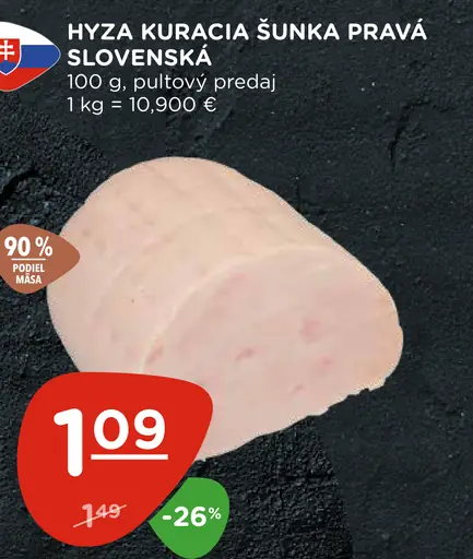 Hyza Kuracia Šunka Pravá Slovenská
