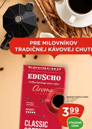 Eduscho Aroma Classic pražená mletá káva