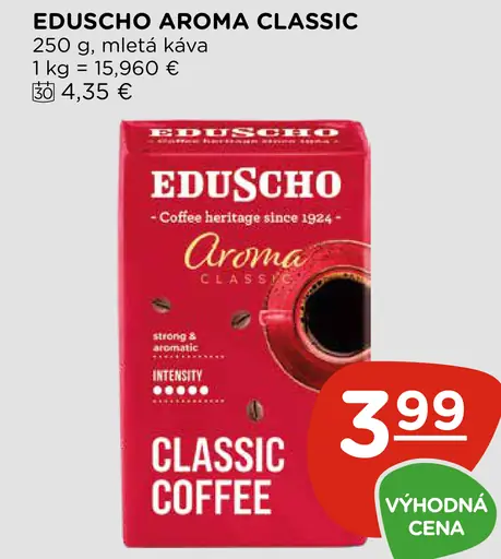Eduscho Aroma Classic pražená mletá káva