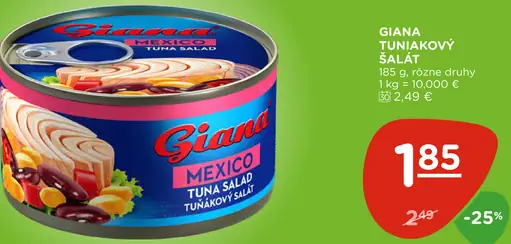 Giana tuniakový šalát Mexico