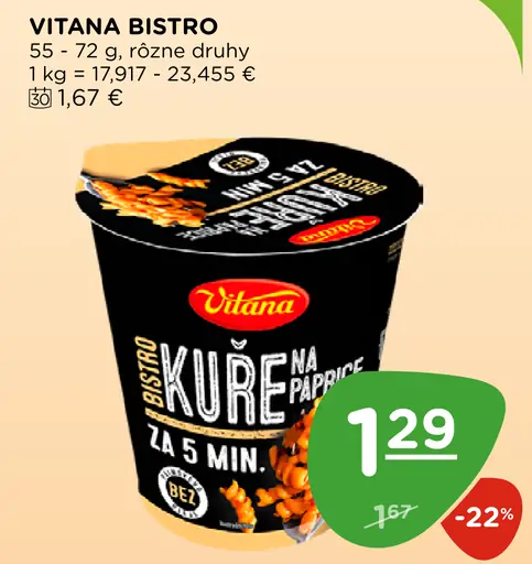 Vitana Bistro kura na paprike
