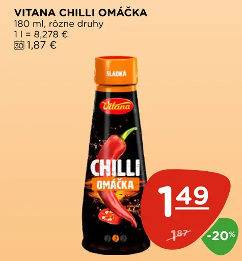 Vitana Chilli omáčka