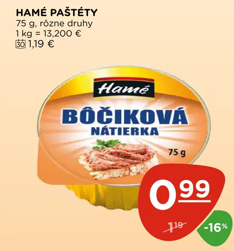 Hamé Bôčiková nátierka