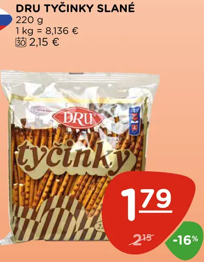 DRU tyčinky slané