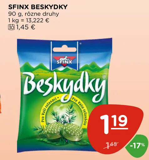 Sfinx Beskydky Cukríky