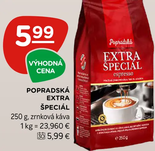 Popradská káva Extra Špeciál