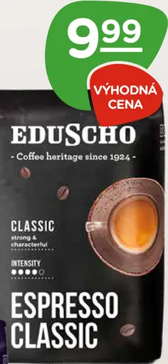 Eduscho Káva zrnková rôzne druhy