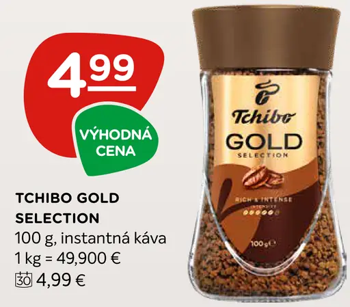 Tchibo Gold Selection instantná káva