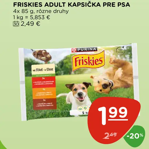 Friskies adult kapsičky pre psa
