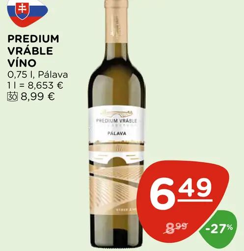 Predium Vráble Víno Pálava