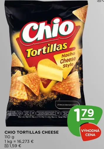 Chio Tortillas cheese nacho style