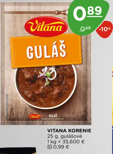 Vitana korenie gulášové