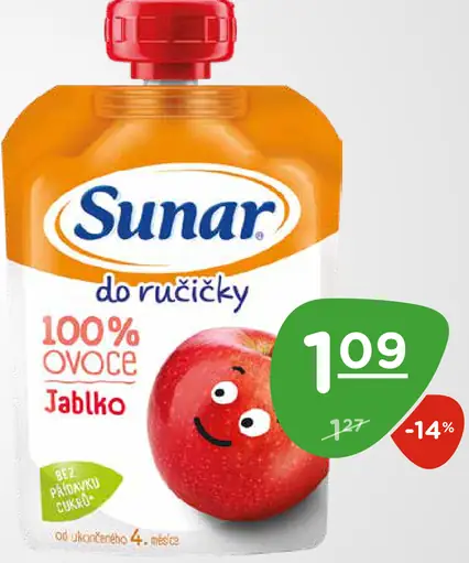 Sunar Do ručičky Kapsička jahoda a jablko