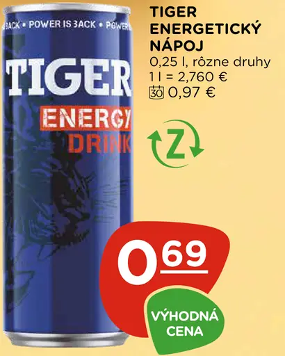 Tiger Energetický nápoj