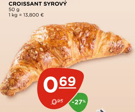 Croissant syrový