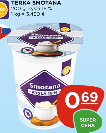 Terka Smotana kyslá 16%