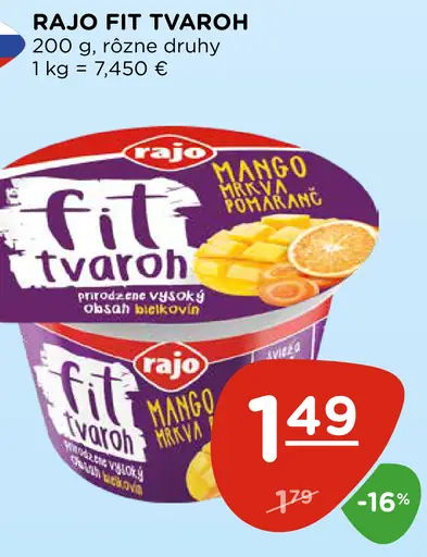 Rajo Fit tvaroh