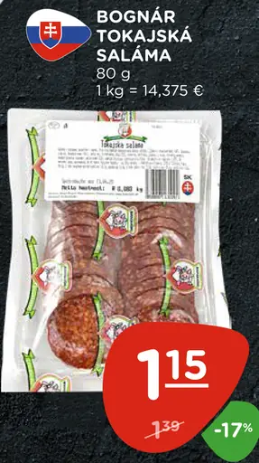 Bognár Tokajská saláma