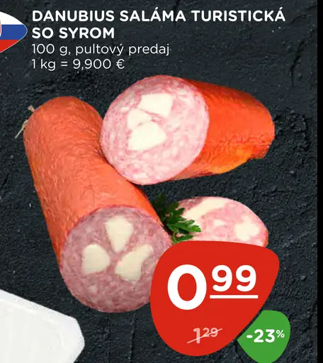 Danubius Saláma Turistická so syrom