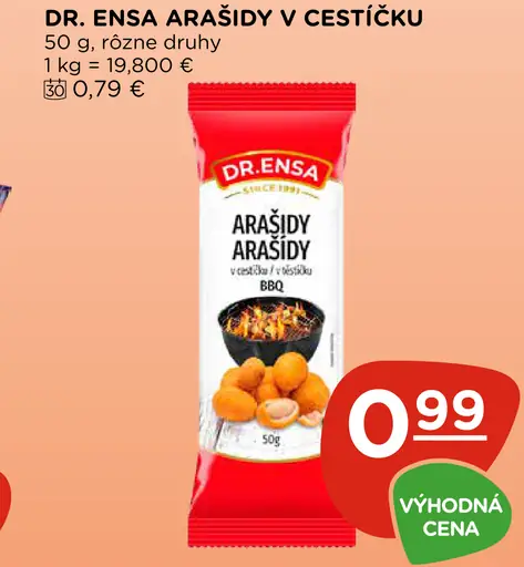 Dr. Ensa arašidy v cestíčku