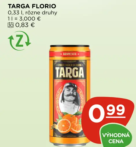 Targa Florio nealkoholický nápoj