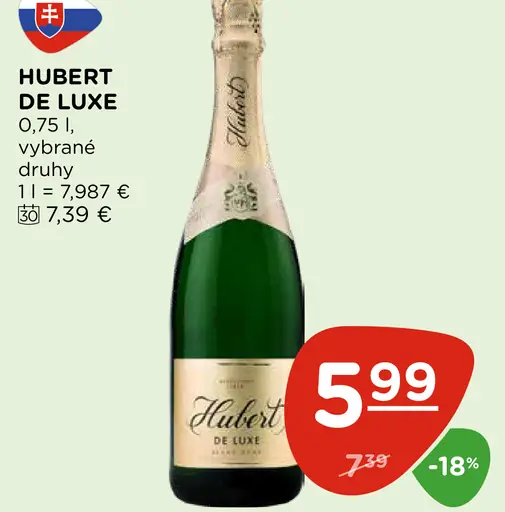Hubert De Luxe šumivé víno