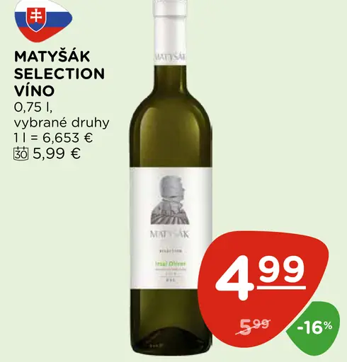 Matyšák Selection víno