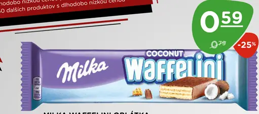 Milka Waffelini Coconut