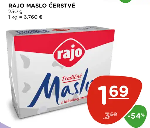 Rajo Tradičné maslo z lahodnej smotany