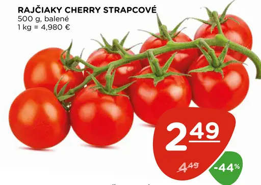 Rajčiaky cherry strapcové