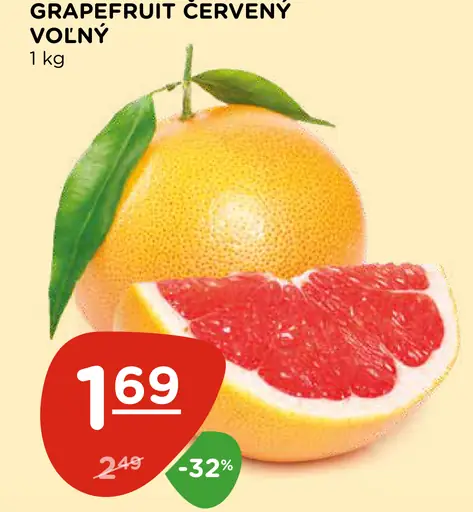 Grapefruit červený